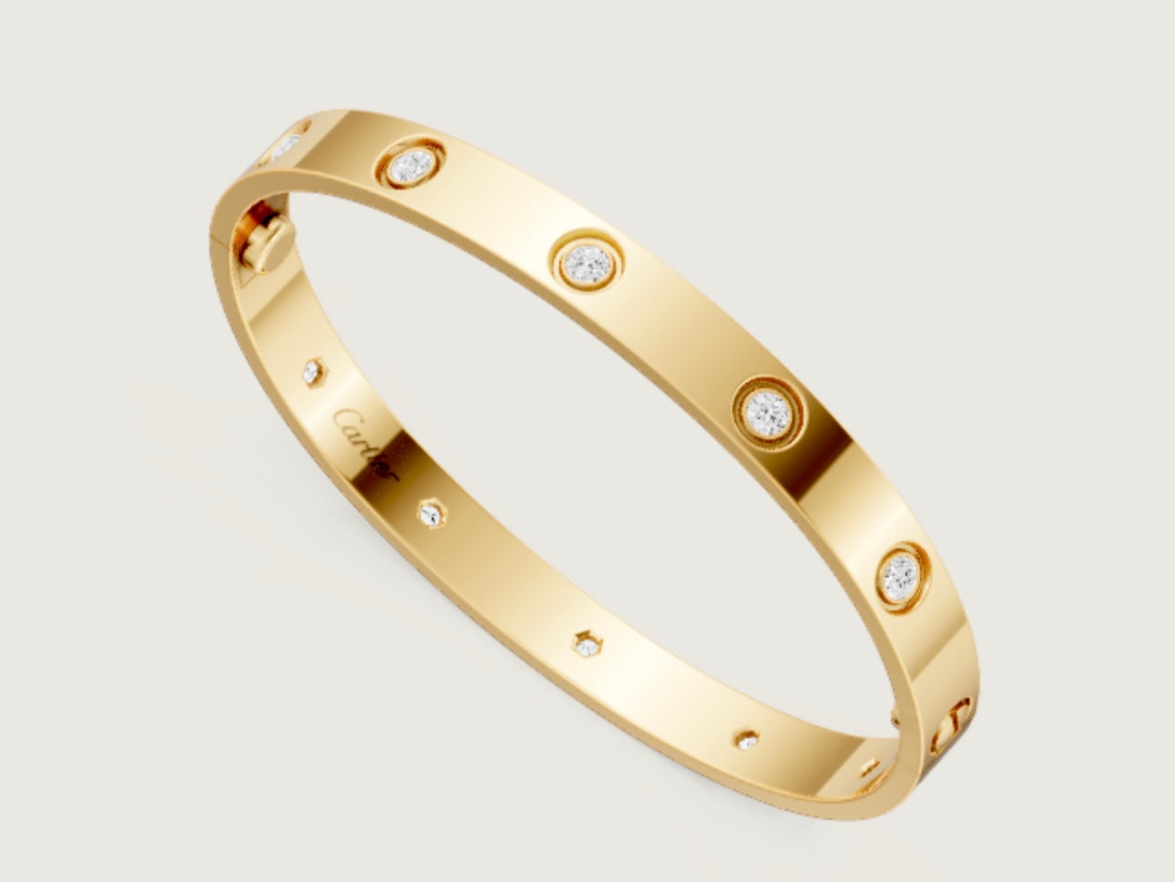 Bracelet Love 4 strass